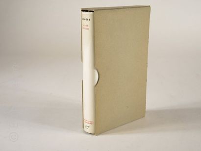 null LA PLEIADE HOMÈRE - Iliade - Odysée 1 vol. 1955, rel. éditeur, rhodoïd, jaquette,...