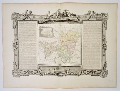 null AUTRICHE, CARTE GEOGRAPHIQUE XVIIIe SIECLE MACLOT et DESNOS, Atlas général,...
