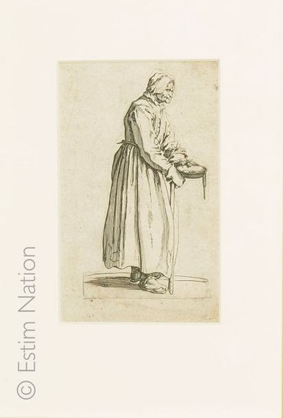 null Jacques CALLOT (1592-1635)
"La mendiante à la Sébile"
Eau-forte, planche de...