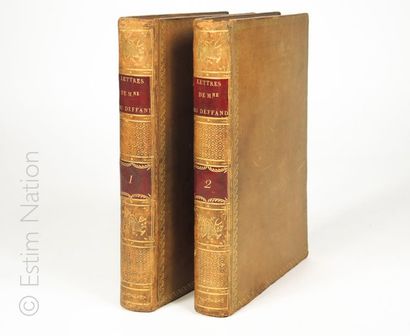 ANCIEN RÉGIME "Lettres de la marquise du Deffand à Horace Walpole, écrites de 1766...