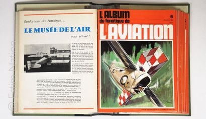 AVIATION « Le fanatique de l'aviation » Revue. Les 100 premiers numéros. Avec reliures...