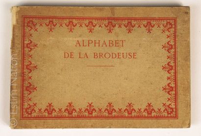 Broderie "Alphabet de la brodeuse, lettres, chiffres, monogrammes et ornements à...