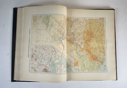 GEOGRAPHIE Ensemble deux ouvrages : 
- Atlas des Colonies françaises, protectorats...
