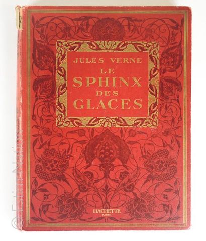 Jules VERNE "Le sphinx des glaces". Librairie Hachette, Paris, Tours, 1931. Collection...