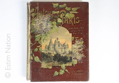 OUVRAGES ILLUTRES Ensemble de 3 ouvrages: 
- "Autour de Paris de Louis Barron, illustrations...