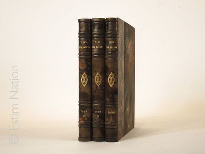 VIES DES SAINTS "Vies des Saints" Paris, Garnier Frères éditeurs, 1854. Trois volumes...