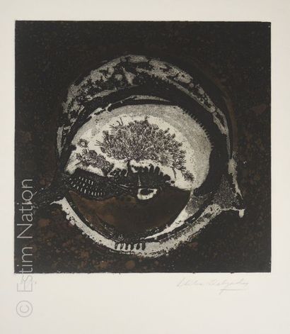ART CONTEMPORAIN URUGUAYEN Luis Alberto SOLARI (1918-1993)

"Lobizon que ataca"
Lithographie,...