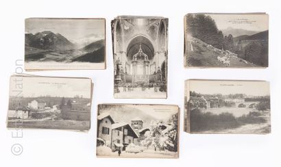 CARTES POSTALES Collection de cartes postales anciennes vers 1900-1930 comprenant...