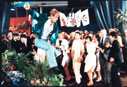 BELMONDO Jean-Paul Jean-Paul Belmondo, dans le film "Joyeuses Pâques" en 1984 (inscription...