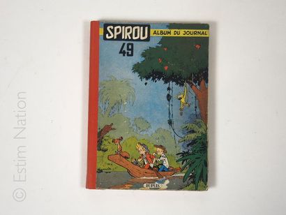 SPIROU SPIROU
Reliure Spirou n°49. n°834 à 846 du 01/07/1954. ABE