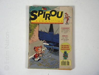 SPIROU SPIROU
Ensemble de 10 magazines Spirou. 52ème année : n°2726 au n°2735. A...