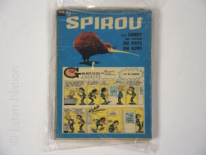 SPIROU SPIROU
Ensemble de 12 magazines Spirou : 26è année.n°1329 au n°1341. 1963....