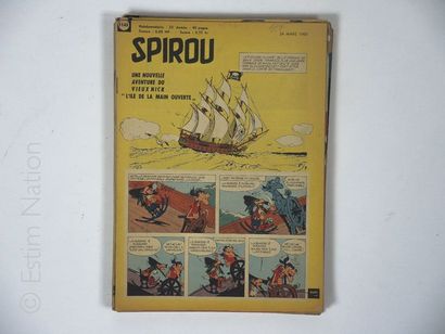 SPIROU SPIROU
Ensemble de 10 magazines Spirou : 23è année: n°1145 du 24 mars 1960...