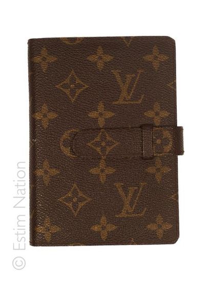 Louis VUITTON Circa 1980 COUVERTURE agrémentée de pochettes plastifiée en toile Monogram...