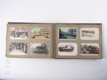 1200 CARTES POSTALES CIRCA 1910 Lot composé de 6 albums de cartes postales, Circa...