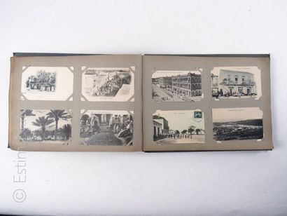 1200 CARTES POSTALES CIRCA 1910 Lot composé de 6 albums de cartes postales, Circa...