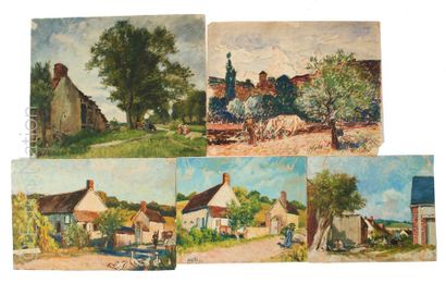 ATELIER PIERRE GATIER Pierre GATIER (1878-1944)

Paysages aux environs de Verlin

Une...