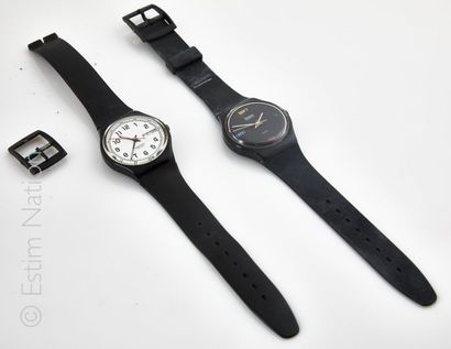 SWATCH Montre bracelet SWATCH "Don't be too late". Mouvement quartz (non testé au...