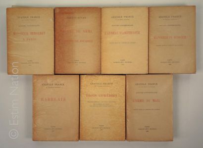 LIITERATURE MODERNE Ensemble de 12 volumes dont Gorki, Dostoievski,, Anatole France...