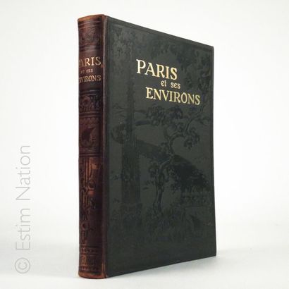 PARIS "Paris et ses environs" , Larousse, 1925, Albert Dauzat et Fernand Bournon,...