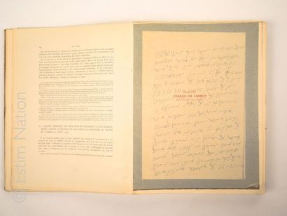 AUTOGRAPHES Roger GAUCHERON,"Lettres Autographes et Manuscrits de la Collection Henri...