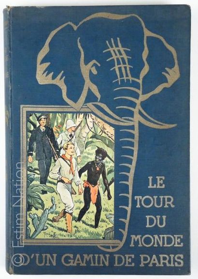 BOUSSENARD (Louis) Le tour du monde d'un gamin de Paris
Illustrations de René Giffey
Ed....