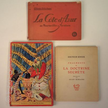 LITTERATURE ET VARIA Ensemble de 13 volumes modernes dont Robinson Crusoë ( reliure...