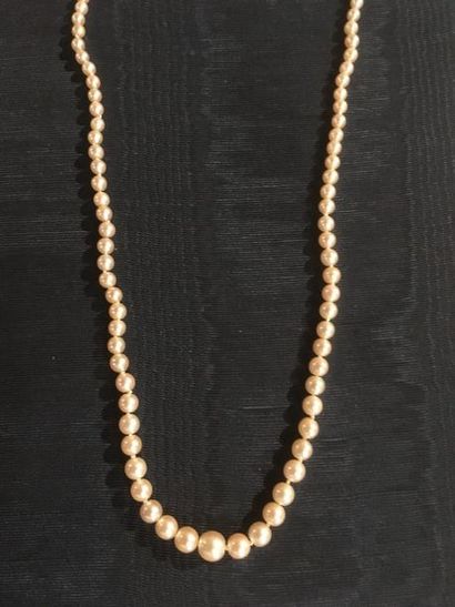 Collier de perles L. 40 cm