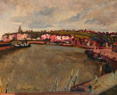 Léopold LÉVY (1882-1966) 
Dieppe - 1953
Oil on canvas. Signed lower left. Located...