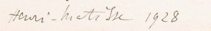 Henri MATISSE (1869-1954) 
Odalisque couchée - 1928
Encre sur papier.
Signé et daté...
