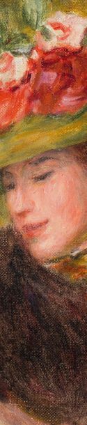 Pierre-Auguste RENOIR (1841-1919) Portrait de Jeanne Baudot-1896 Huile sur toile...