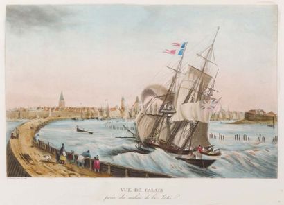 GARNERAY (Ambroise Louis) Views of the coasts and ports of France in 1823, Paris,...