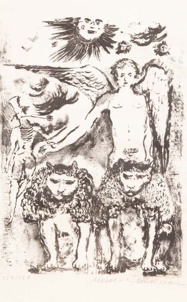Marcel MARCEAU (1923-2007) 
Bip
Ensemble de quatre estampes signées en bas à droite.
Numérotées...