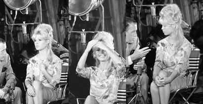 null Brigitte Bardot 

Tirage photo contrecollé sur aluminium format 60,5 X 116 cm...