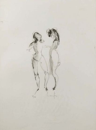 Léonor FINI (1907-1996) Deux femmes

Lithographie. Signée en bas à droite et numérotée...