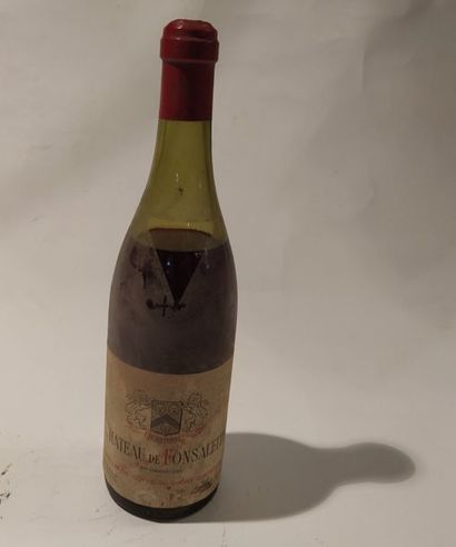 null 1 bottle Château de Fonsalette, 1er grand cru - 1973. Level is 4 and 6 cm