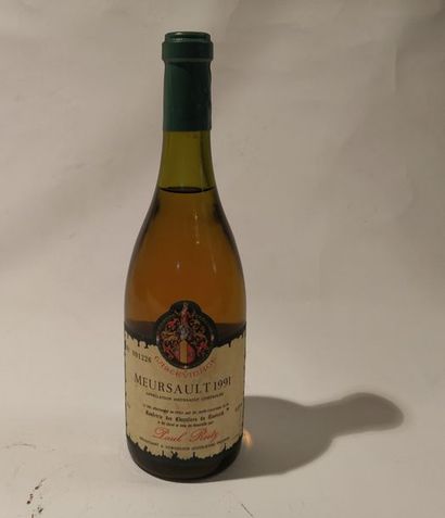 null 1 bouteille Paul Ritz, Meursault - 1991. Niveau parfait