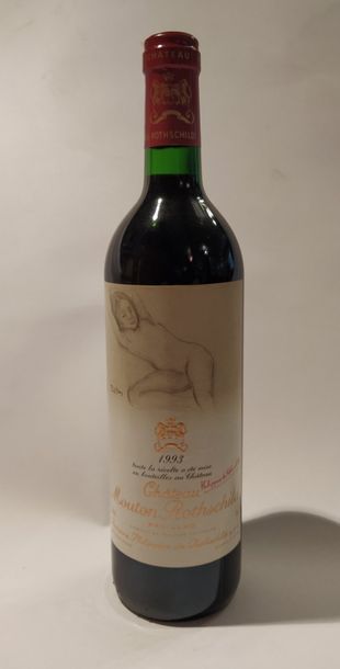 null 1 bottle CHÂTEAU MOUTON ROTHSCHILD 1er GCC - Pauillac 1993

Level good