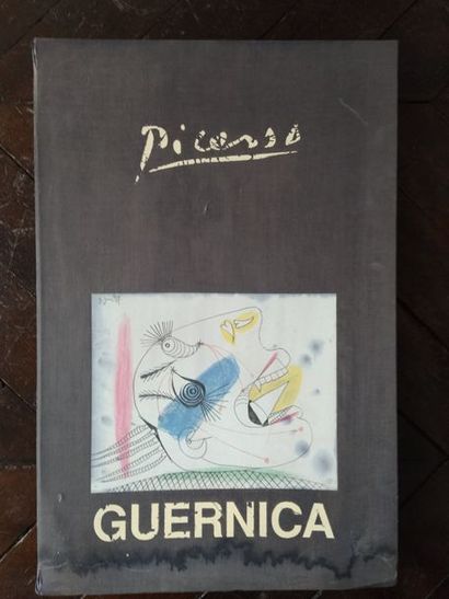 Pablo Picasso (1881-1973) Guernica, Fac-similé des études de Picasso, Club du Livre,...