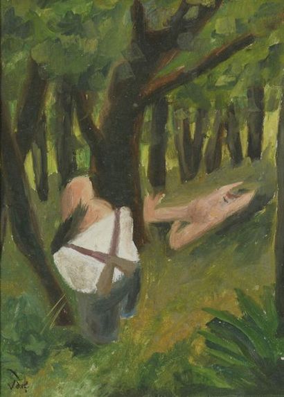 Ruggero SERRATO (1898- ?) 
Chevaux
Huile sur toile. Signé en bas à droite
47x56 cm
On...
