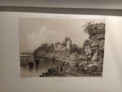 BENOIST et LALAISSE Illustrated Normandy, monuments, sites and costumes. Nantes,...