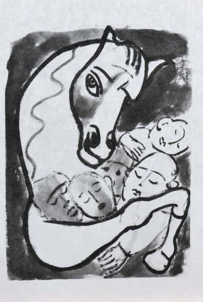 Emmanuel MANE-KATZ (1894-1962) 
La révolte des Innocents
Suite de seize lithographies....