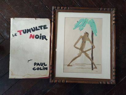 Paul COLIN (1892-1985) 
Le tumulte noir
Lithographie signée dans la planche.
On joint...