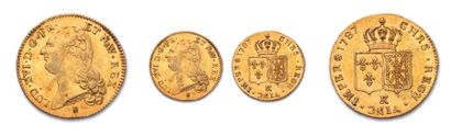 null LOUIS XVI (1774-1793)
Double louis d'or au buste nu. 1787. Bordeaux. 15,22 g.
A/...