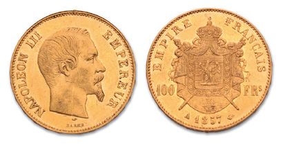 null SECOND EMPIRE (1852-870) 100 francs, bare head. 1857. Paris.
G. 1135. APC to...