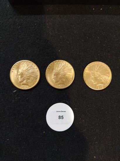 null $10 gold, Indian head type: 3 copies.
1910D, 1911 and 1926.
All three currencies....