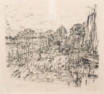 Philippe LEVANTAL (né en 1934) Quai du Louvre

Dry point. Signed, located and dated...