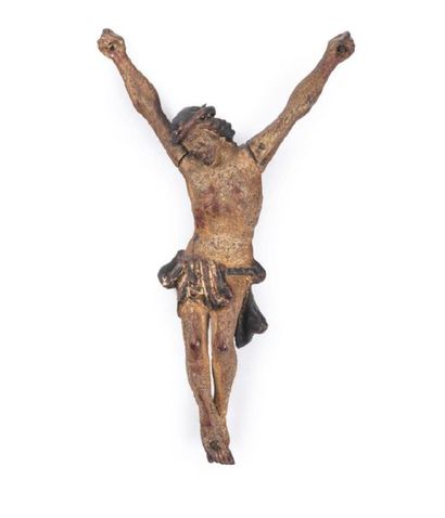 ÉCOLE ITALIENNE DU XVIIIÈME SIÈCLE Christ

Sculpture en bois laqué (usures)

H. 33...