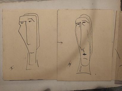 Alberto Viani (1906-1989) Studi du Carriatide

Suite de 4 dessins sur papier vergé....