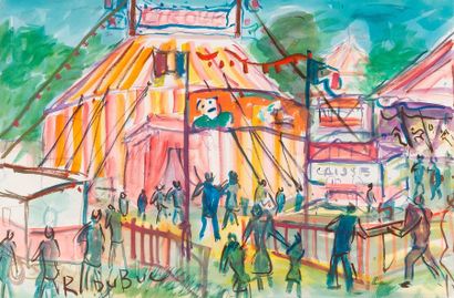 Roland DUBUC (1924 - 1998) The circus

Gouache on paper. Sign at the bottom left.

41...